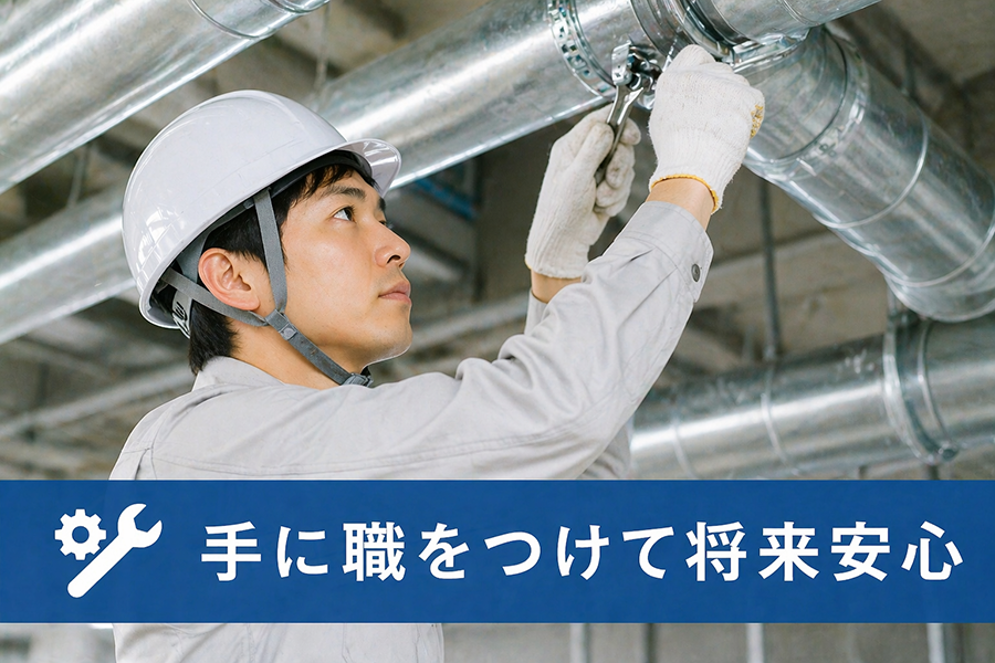 手に職をつけて将来安心